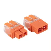Connecteurs de câblage à levier rapide, 2/3/4 broches, CMK642, en cuivre fin, 24A, 450V, bornes mâles et femelles compactes, 5 pièces