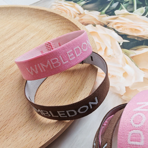 Cinta elástica de alta calidad para el cabello, coletero multicolor para mujer y niña, pulsera con logo personalizado para actividades de marca, regalo adorable. - Product Image 3