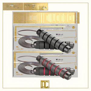 Professional PVC Speed Jump Rope Rapid Sensor Adjustable Gym Fitness Training <b>Tangle</b>-Free Home Sports Training Slim Wire Foam - Product Image 3