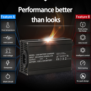 <span class=keywords><strong>Chargeur</strong></span> de batterie pour vélo électrique C300 certifié CE, haute qualité, 60v 48v 36v 12v, <span class=keywords><strong>chargeur</strong></span> de scooter - Product Image 2