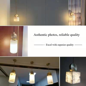 Tất cả các đồng đầu duy nhất đá cẩm thạch Đèn chùm mới chinoiserie sang trọng có thể truy cập đèn cho phòng ngủ cạnh giường ngủ nhà hàng nghiên cứu AC trung - Product Image 3