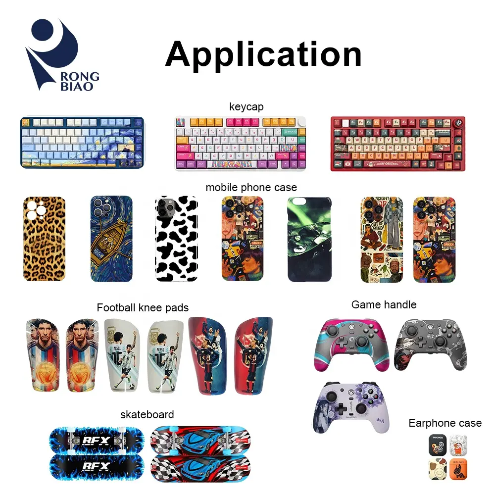 Factory Supply 3D Vacuum Sublimation Film Mobile Phone Case Keycap Thermal Transfer Film