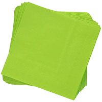 Serviettes en papier SFTREE, lot de 50, style sac, 4 plis, 2 épaisseurs, 5 x 5 pouces, 5 couleurs, pour fêtes et cocktails, vente directe usine