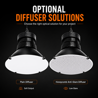 Projecteur LED anti-éblouissement 100/200/300/400W à diffusion nid d'abeille, direct usine, pour éclairage intérieur de sites sportifs de badminton