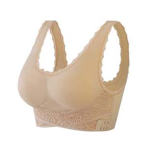 Soutien-Gorge de Grossesse en Dentelle pour Femme, Grande Taille, Sans Fil, Grande Taille - Product Image 1