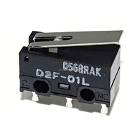 Micro-interrupteur D2F-01L pour souris, interrupteur de fin de course, interrupteur à montage DIP, bouton poussoir pour souris et touches de clavier