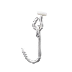 Ağır paslanmaz çelik et Hooks çift S Hooks Abattoir soğutmalı kamyon kasnak haddeleme kanca uygun et asılı - Product Image 4