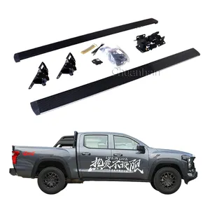 Hợp Kim Nhôm 4X4 Xe Tải Pickup Điện Side Bước Điện Chạy Hội Đồng Quản Trị Cho Toyota Ram 1500 Crew Cab 2022