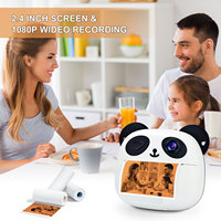 Kamera Cetak Instan Mini Thermal Saku Berwarna untuk Anak-anak & Remaja