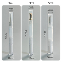 Stylo torsadé en plastique de couleur Pantone personnalisé 2 ml 3 ml 5 ml stylo cosmétique en plastique polyvalent vide