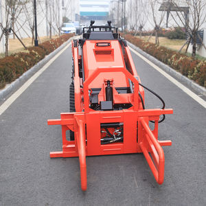 Мини-погрузчик Tovisen V1000 с двигателем Kubota и мощным гидравлическим захватом для тюков, для обработки материалов на фермах и ранчо - Product Image 1