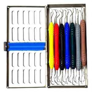 Juego de instrumentos para colocación de composite dental, herramientas de relleno de resina para dentistas, odontología restauradora y clínicas. - Product Image 1