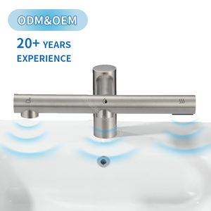 3 In 1 Borstelloze Luchtkraan Handdroger Aanrecht Automatische Kraan Met Schuimdispenser Functie Ingebouwd In Handdroger - Product Image 5