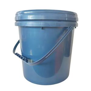 Cubo en espiral de plástico blanco de grado alimenticio 1-25L grueso e impermeable para pintura tinta grasa aceite-tambor de plástico cuadrado - Product Image 2