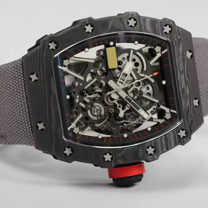 2026 Bestselling 35-02 High-Quality Men's Mechanical <b>Watch</b>, Luxury Fashion Hollow <b>Watch</b> with Carbon Fiber and Sapphire Crystal - Product Image 4