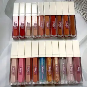 Wholesale Makeup Lipgloss Lip Gloss Vendors Clear Shinny Lip Gloss Private Label Lipgloss Nude