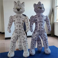 Costume gonflable Léopard des neiges pour adulte, idéal pour les événements festifs - Meilleures ventes