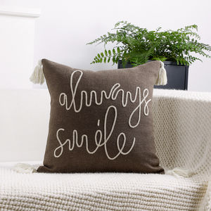 หมอนโซฟาห้องนั่งเล่นลายศิลปะภาษาอังกฤษหมอนรองนั่งในสำนักงานขายส่ง - Product Image 4