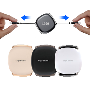 定制徽标铝合金外壳快速充电 PD 100W <span class=keywords><strong>USB</strong></span> C 转 <span class=keywords><strong>USB</strong></span> C 可伸缩数据线，适用于手机 18/17/16/15 Pro Max - Product Image 1