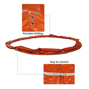 Barriera Galleggiante Economica ed Ecologica per il Contenimento di Sversamenti di Petrolio e il Controllo dell'Inquinamento da Inondazioni, Personalizzabile in PVC Solido - Product Image 5