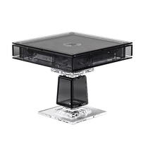 Table de Mahjong Automatique Personnalisée en Acrylique – Design Luxe Transparent Effet Cristal, Machine de Jeu Silencieuse pour Casino