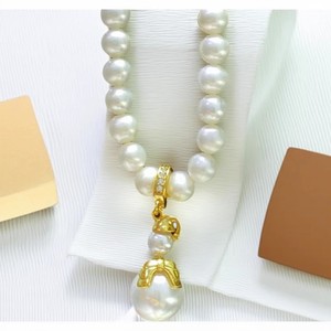 31355DIY S925 Colgante de Plata con Hebilla, Soporte Vacío para Perlas de 5-10mm, Accesorios de Moda para Mujer - Product Image 2