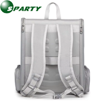 Sac à dos de transport pour animaux de compagnie, extensible, portable, fermeture éclair, design en maille respirante, pour petits chiens et chats, vente flash, réduction