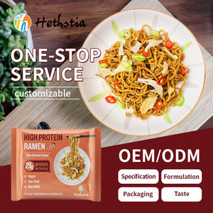 Ramen al Pollo Piccante ad Alto Contenuto Proteico 29g, Noodles Istantanei Vegani Non Fritti a Base Vegetale, Pasto Rapido - Product Image 5