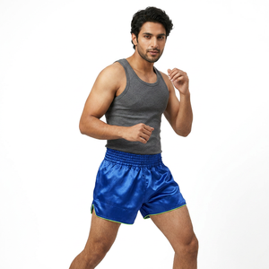 Shorts de Muay Thai pour hommes à la vente chaude, shorts de combat de MMA, de boxe et de kickboxing personnalisés par sublimation, vêtements d'arts martiaux de haute qualité - Product Image 1
