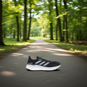 Adidas Solar Boost 3 <b>Men's</b> Running <b>Shoes</b> Black <b>Grey</b> Mesh Upper EVA Midsole Rubber Outsole Spring Season - Product Image 3