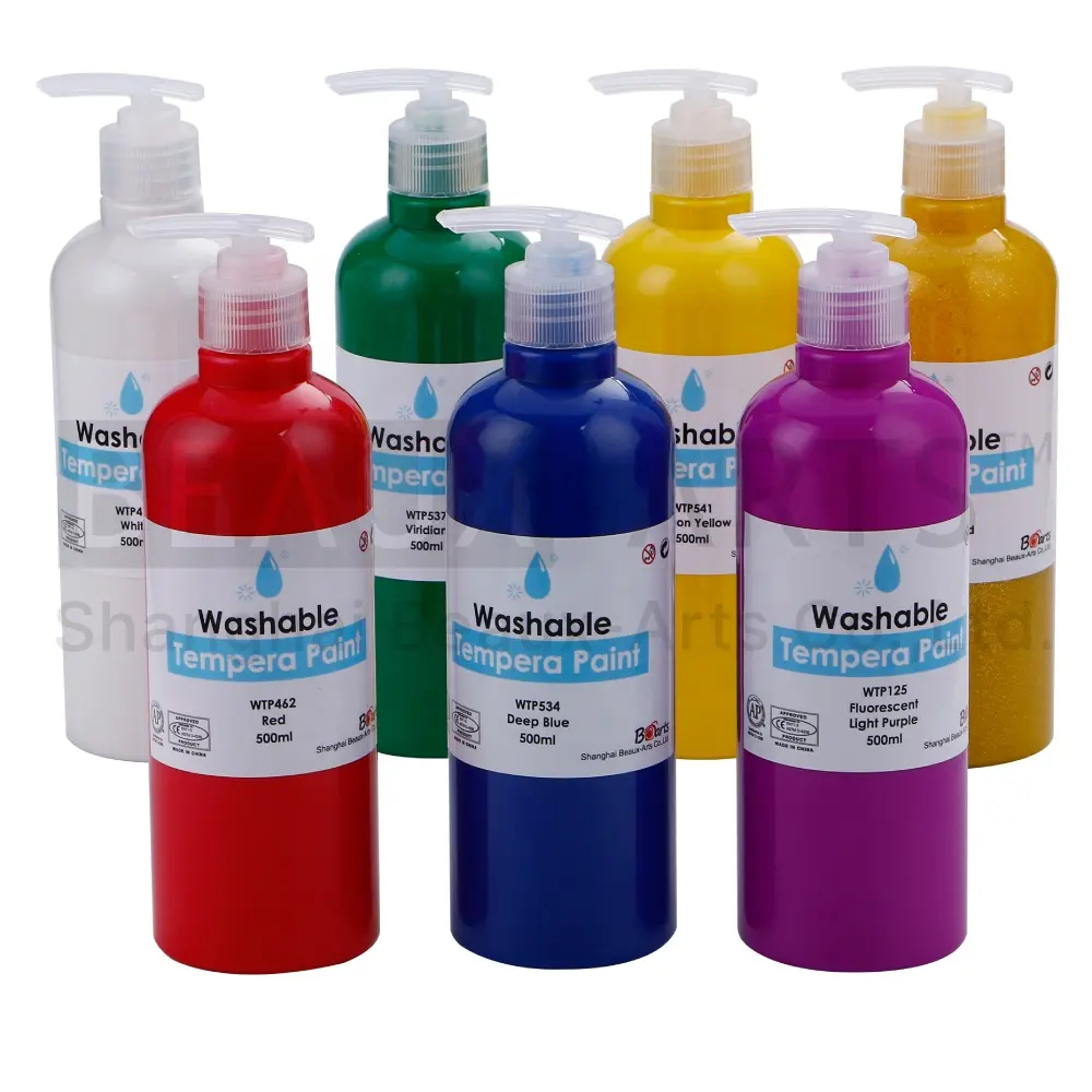 Set di vernici a temperatura lavabile Non tossico da 500ml ideale per Paint and Sip Studio