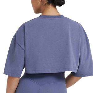 เสื้อครอปท็อปไซส์ใหญ่สำหรับฤดูร้อนสำหรับผู้หญิง รับทำโลโก้ เสื้อผ้าออกกำลังกายลำลอง เสื้อยืดแขนสั้น ผลิตโดยผู้ผลิตที่เป็นมิตรกับสิ่งแวดล้อม - Product Image 6