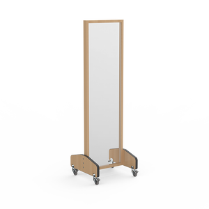 Mobilier de l'hôpital Physiothérapie Médical Physio Rehab Miroir de traitement mobile avec roulettes pivotantes à double frein de 2 pouces - Product Image 2