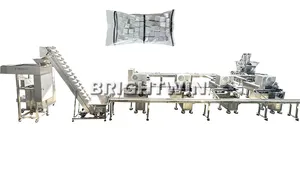 Shanghai Factory Automatic Chicken Stock Cube Pressing Wrapping Machine 4g 5g 10g Maggi Bouillon Broth Cubes Packing Machinery