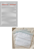 Sac à fermeture éclair de sécurité avec impression en gravure et logo personnalisé pour utilisation en supermarché