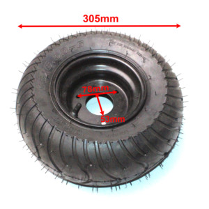 <span class=keywords><strong>Ruedas</strong></span> 13x6.50-6, Neumático Sin Cámara y Llanta para ATV, <span class=keywords><strong>QUAD</strong></span>, Buggy, Cortacésped, Go-kart - Product Image 2