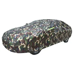 Housse de voiture Oxford camouflage épais, bâche de protection solaire contre la pluie, isolation solaire