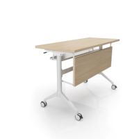 LIWEI Table de formation inclinable modulaire moderne et peu encombrante, ensemble de chaises pliantes en maille avec roulettes, en métal robuste pour conférence et rangement
