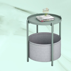 Nórdico hogar sala de estar bandeja de hierro moderno minimalista dormitorio creativo café mesita de noche <span class=keywords><strong>Mesa</strong></span> Redonda - Product Image 6