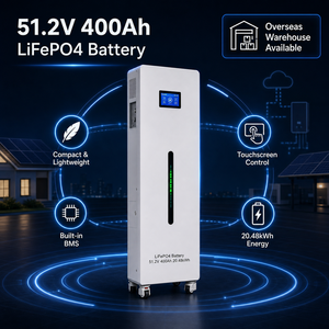 <b>48V</b> 400Ah <b>Battery</b> 20kWh 51.2V Lithium <b>Battery</b> Pack for Whole House Backup Power Storage Solar Energy System Flagship 20.48kWh Re - Product Image 2
