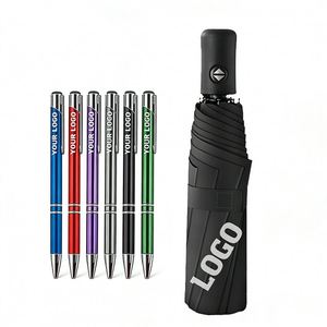 Wholesale Custom Colorful Printed Logo <b>Pen</b> Factory Metal Business <b>Gift</b> Promotional Ballpoint <b>Pens</b> - Product Image 1