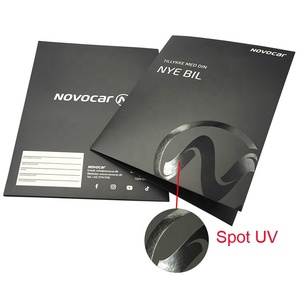 Carpeta de archivos de papel hecha a mano de moda personalizada carpeta de archivos de papel A4 de impresión - Product Image 3