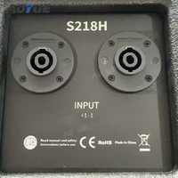 Subwoofer DJ Club S218H à longue course avec bobine vocale, double haut-parleur extérieur de 18 pouces à aimant néodyme, et système de réflexion hybride pour sonorisation extérieure