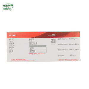 Billets d'avion personnalisés en papier de haute qualité et à prix abordable - Product Image 2