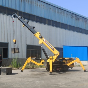 Heavy-Duty Ngân Sách thân thiện với tải công suất 3t nâng chiều cao 10m tùy chỉnh DIESEL Powered điều khiển từ xa vừa bánh xích cần cẩu - Product Image 2