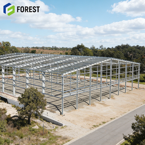 Conception de précision, personnalisable, stabilité sismique, ventilation intégrée, usine de fabrication, construction de charpente en acier - Product Image 1