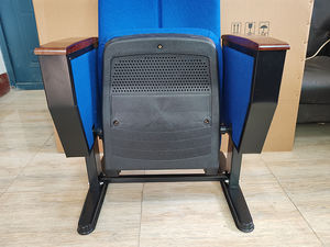 Chaises de salle de concert auditorium de qualité supérieure chaise de meubles de théâtre en métal chaises d'église en tissu rembourré - Product Image 6