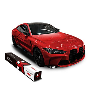 Factory Wholesale Gloss Red 1.52x18m PET <strong>Car</strong> <strong>Vinyl</strong> Sticker Roll 7.5Mil Thickness Scratch Resistant <strong>Car</strong> <strong>Vinyl</strong> Wrapping Film - Product Image 1