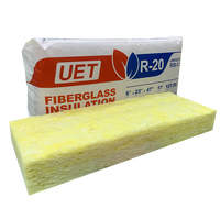 Canada ASTM C411 Laine de verre de haute qualité résistante au feu, insonorisante R19 6.25, isolation thermique pour murs