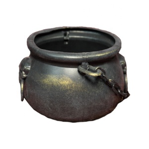 Accesorio <span class=keywords><strong>de</strong></span> <span class=keywords><strong>bruja</strong></span> <span class=keywords><strong>de</strong></span> mesa <span class=keywords><strong>de</strong></span> Halloween, <span class=keywords><strong>Caldero</strong></span> <span class=keywords><strong>de</strong></span> plástico dorado para decoración <span class=keywords><strong>de</strong></span> casa embrujada y accesorios <span class=keywords><strong>de</strong></span> fiesta - Product Image 4